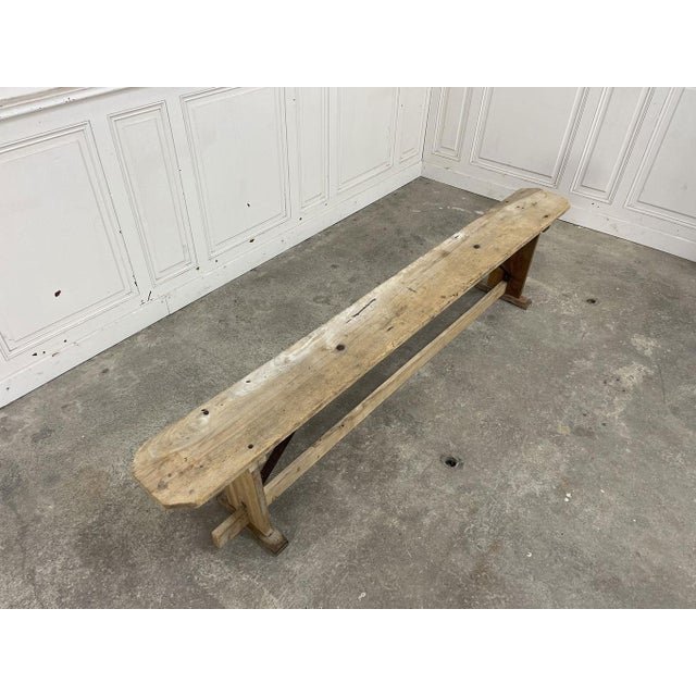 Vintage Beech Benches, 1930s, Set of 2 For Sale - Image 4 of 7