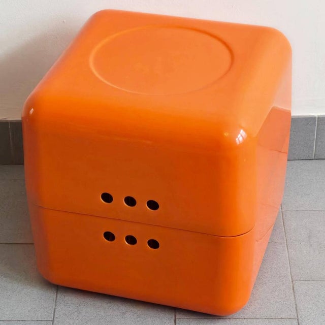Space Age File Storage Cube Box in Plastic by Jean Garçon for Formag, 1970s For Sale - Image 13 of 13