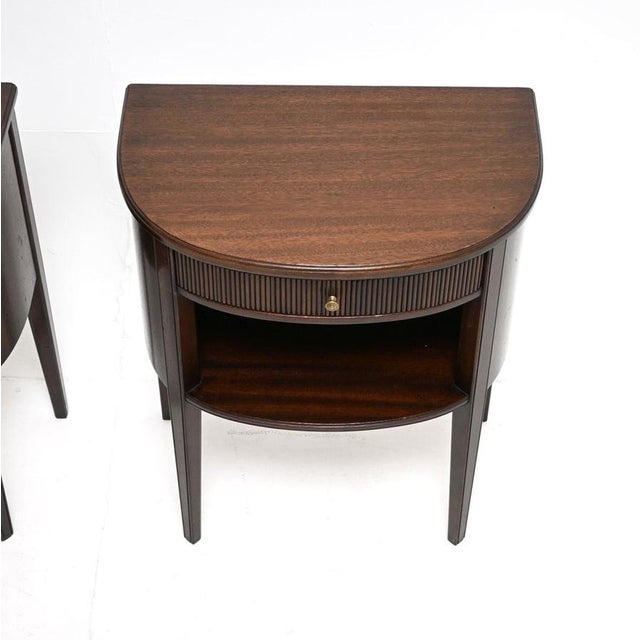 Vintage Swedish Bedside Cabinets from Nordiska Kompaniet, 1950s, Set of 2 For Sale - Image 9 of 12