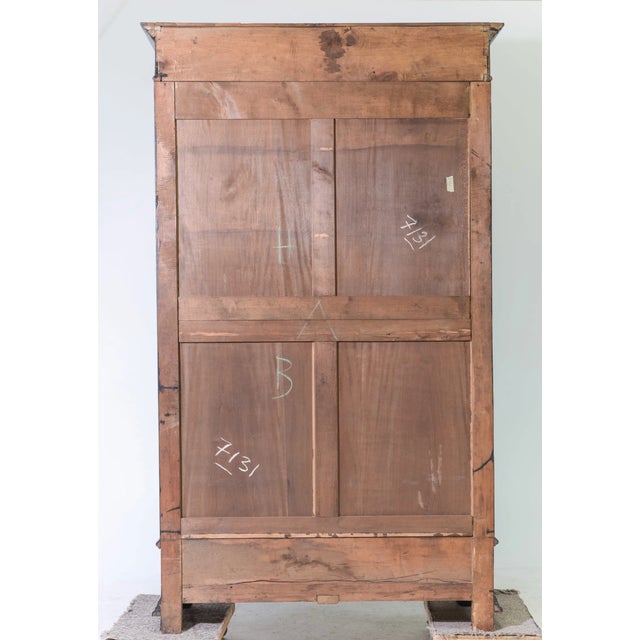 French 19th C French Napoleon III Ebonized Cabinet Showcase For Sale - Image 3 of 5