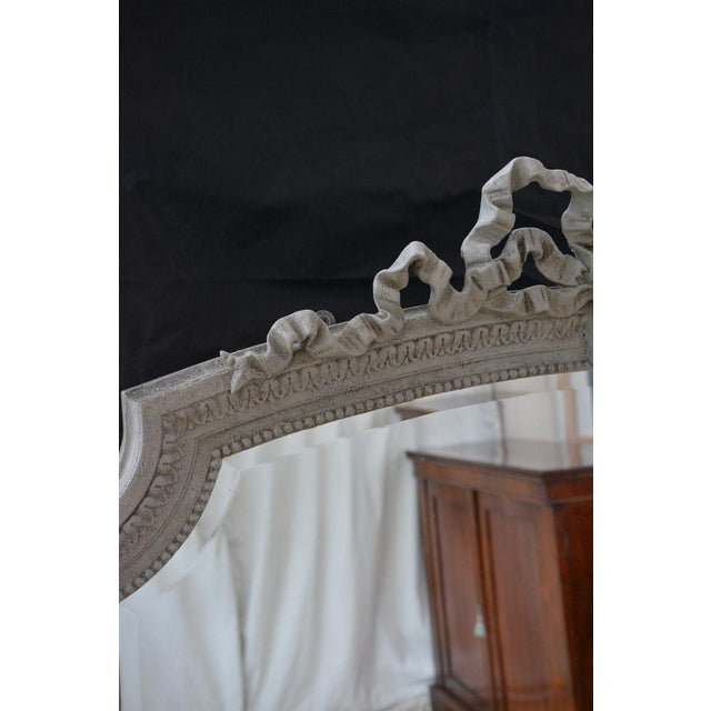 Antique French Painted Wall Mirror, 1900 For Sale - Image 4 of 12