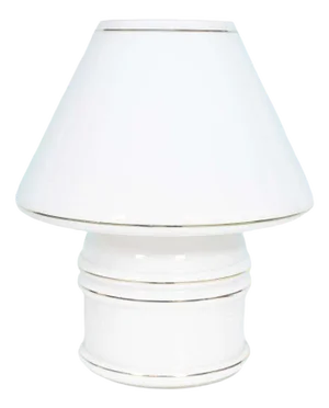 Vintage Glass Table Lamp, 1970s