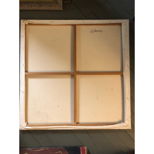 Contemporary Original Contemporary Alexandra Brown Still Life With Poppies Oil Painting 36 X 36 For Sale - Image 3 of 6