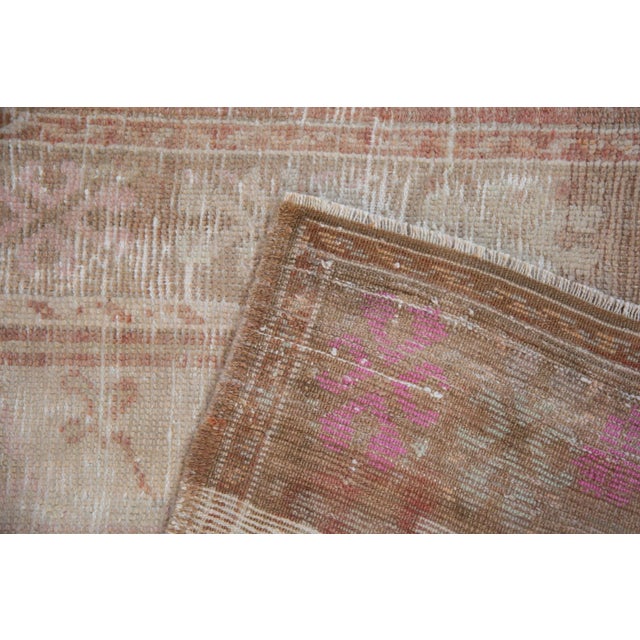 Rose Vintage Distressed Oushak Rug - 2'3" X 3'8" For Sale - Image 8 of 9