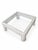 1980s Coastal White Woven Rattan Glass-Top Coffee Table For Sale - Image 4 of 7