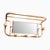 French Art Deco Aluminum Coat Rack with Mirror, 1940s For Sale - Image 12 of 12
