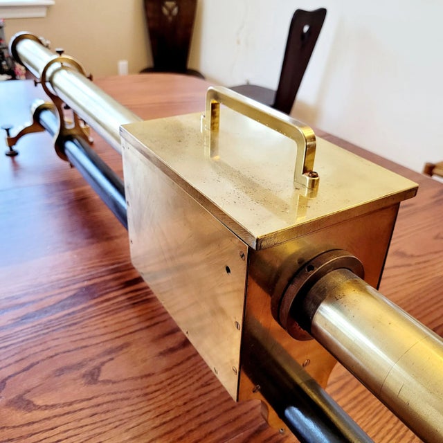 Industrial 1930's Brass Spectroscope Antique Scientific Instrument For Sale - Image 3 of 12