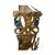 Metal 1920s Cast Bronze Chandelier With Original Finish For Sale - Image 7 of 9
