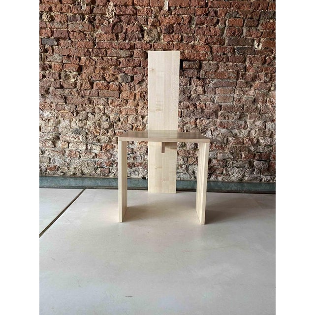 Cimabue Acero Chair by Ferdinando Meccani for Meccani Design For Sale - Image 4 of 9