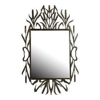 Cat Tail Cast Iron Mirror For Sale