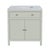 2020s Nora 32 in. W Rectangular Wood & Marble Bathroom Vanity with Storage, Sage Green For Sale - Image 5 of 11