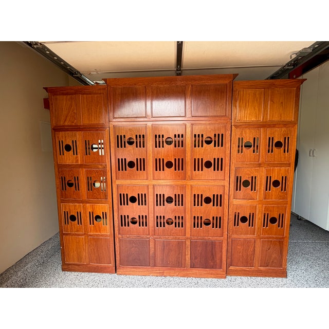 1990s 1990s 6 Piece Rosewood Entertainment Centre Custom Adaptation of Ethan Allen Catalogue For Sale - Image 5 of 5
