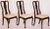 1980s 1980s Chinoiserie Black Lacquer Dining Chairs in the Style of Drexel- Set of 6 For Sale - Image 5 of 13