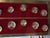 Italian Burgundy Murano Glass and Brass Sideboard from Justfurnituress SRL For Sale - Image 4 of 9