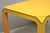 Hollywood Regency Vintage Hollywood Regency Orange Vinyl Laminate Parsons Style Dining Table Desk For Sale - Image 3 of 18