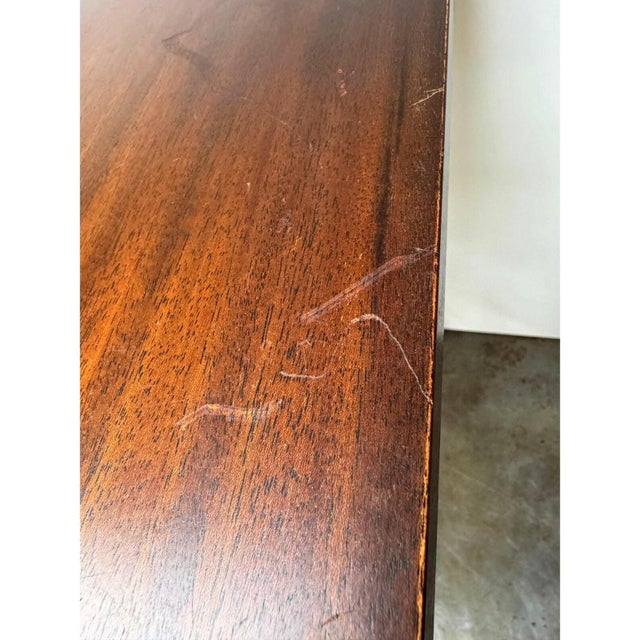 Early 20th Century English Regency Style Folding Coaching Table in Mahogany Wood For Sale - Image 11 of 14