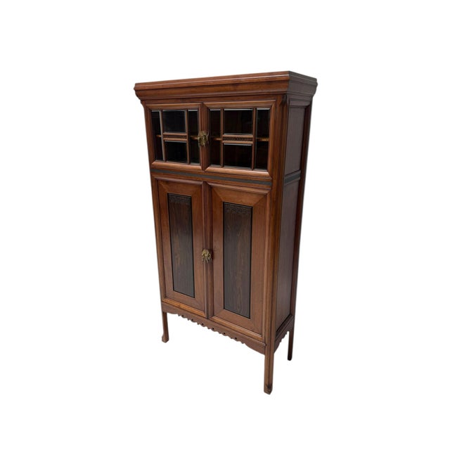 Arts and Crafts Cupboard by Kees Oosschot for J.B. Hillen Amsterdam, 1900s For Sale - Image 14 of 14