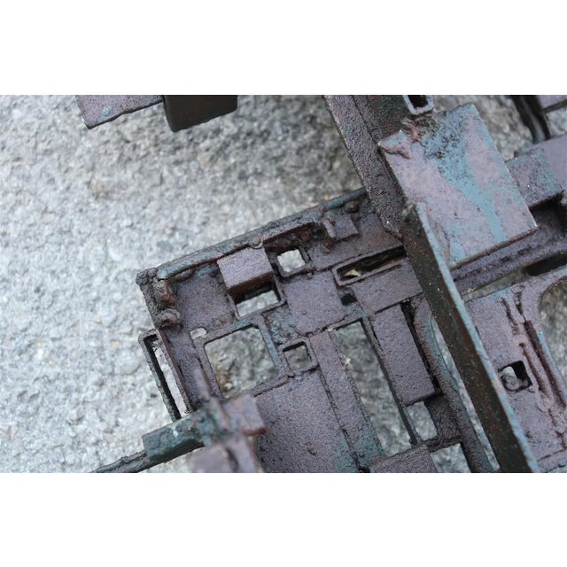 Large Brutalist Metal Sculpture by Marcello Fantoni, Italy, 1960s For Sale - Image 6 of 18