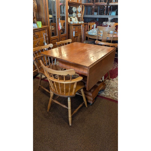 Empire Double Drop-Leaf Table For Sale - Image 17 of 18
