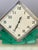 This strikingly handsome, diminutive Swiss clock (it's five inches tall) might be considered "jewelry for the home." The...