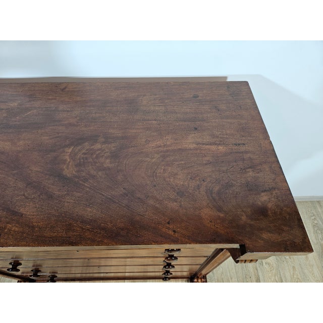 Biedermeier Chiffonier Chest of Drawers in Mahogany, 1800s For Sale - Image 5 of 18