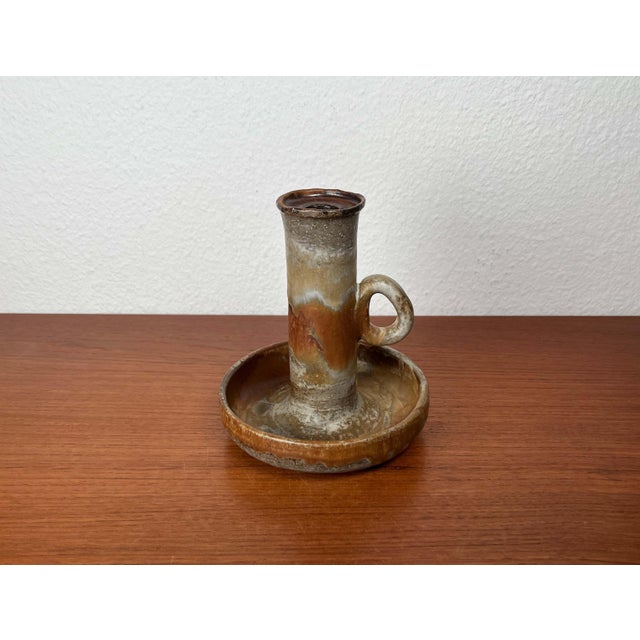Mid-Century Modern Danish Studio Pottery Candleholder from Axella, 1960s For Sale - Image 13 of 18