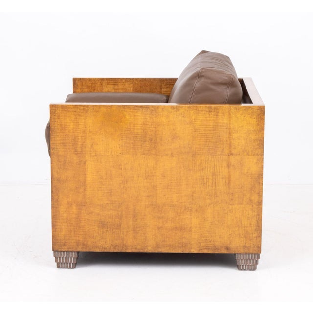 Brown Therien Studio Workshops Walnut Club Chair For Sale - Image 8 of 10