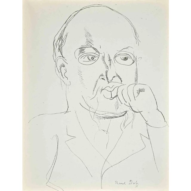 Study for Self-portrait is an original lithograph realized by Raoul Dufy in 1930s. Good conditions. Signed on plate. Raoul...