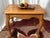 Vintage Colonial Revival Solid Oak End Table With Queen Anne Legs For Sale In Denver - Image 6 of 12