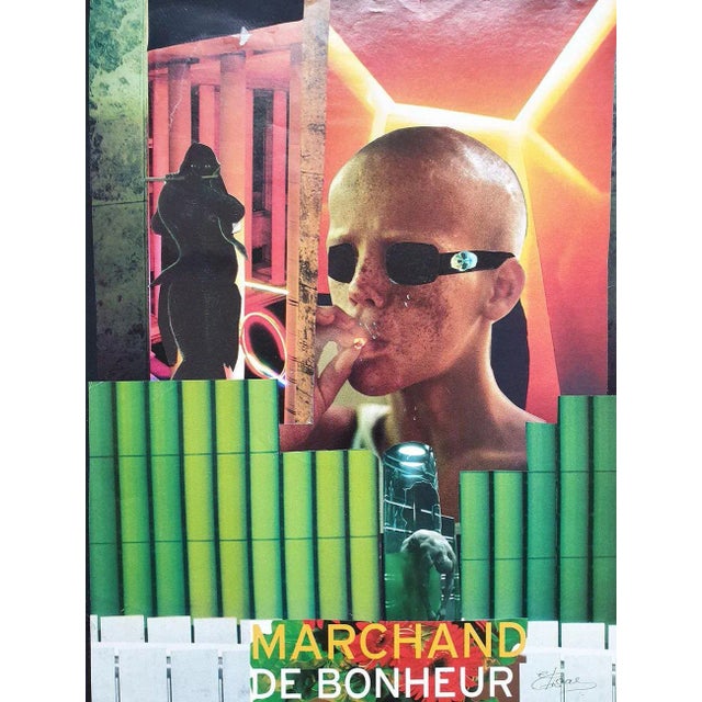 1990s Elisa Casbas, Le Marchand De Bonheur, 2018, Paper For Sale - Image 5 of 5