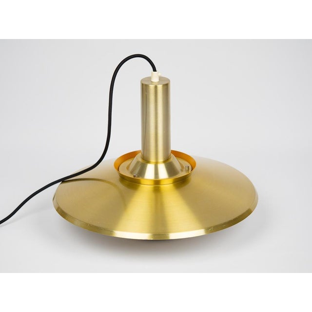 Vintage Swedish Trava Pendant Lamp attributed to Carl Thore for Granhaga Metallindustri, 1960s For Sale - Image 4 of 12