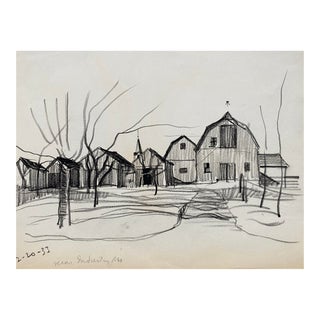 1933 Norman Kent Industry New York Drawing For Sale