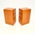 Mid-Century Modern Art Deco Satinwood and Walnut Bedside Chests, 1930s, Set of 2 For Sale - Image 3 of 10