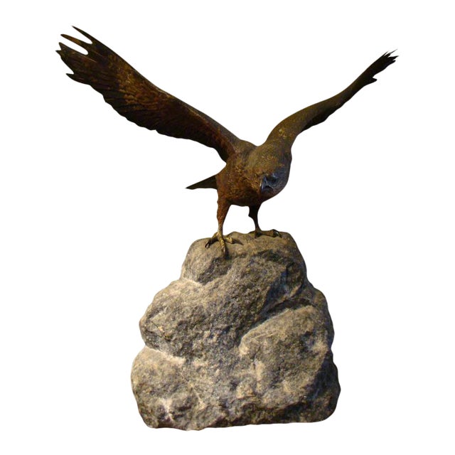 Antique Franz Xaver Bergmann Golden Eagle