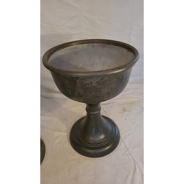 Traditional Kramer Bros Antique Urns/Planter - a Pair For Sale - Image 3 of 5