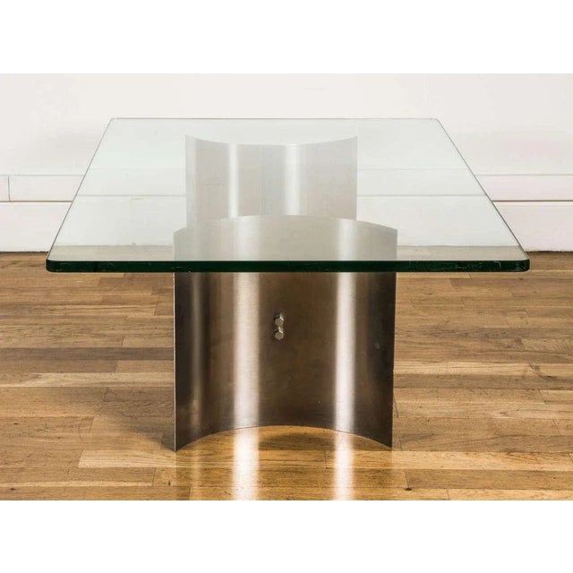 Metal Coffee Table by Francoise See, 1970s For Sale - Image 7 of 11