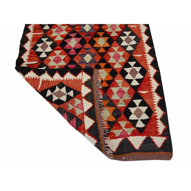 Mid 20th Century Vintage Kilim Runner Rug For Sale - Image 5 of 7