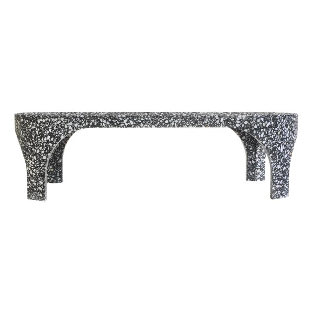 Loggia Black Marble Tea Table by Matteo Leorato for Portego For Sale