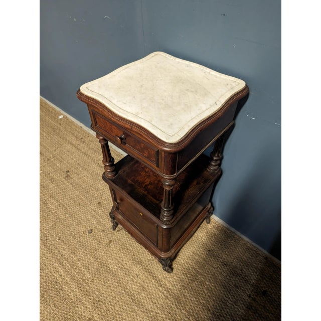 Louis XVI Style Bedside Tables in Mahogany and Rosewood, Set of 2, in Very Good conditions. Designed 1920 to 1949