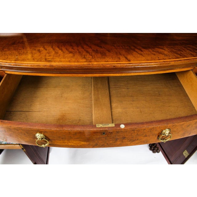 Edwardian Sheraton Revival Mahogany Sideboard, 19th Century For Sale - Image 10 of 18