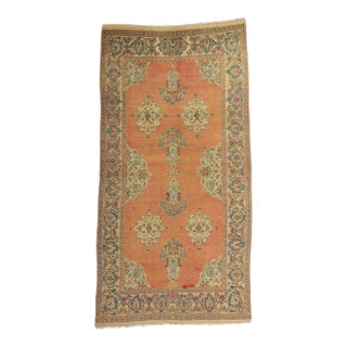 Vintage Persian Tabriz Rug, 04'00 X 07'07 For Sale