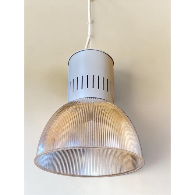 1980s Vintage Industrial Hanging Lamp Sunlux, 1980, Set of 5 For Sale - Image 5 of 10