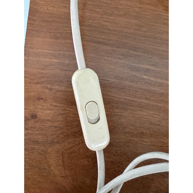 Vintage Italian Opal Murano Glass Lamp, 1970s For Sale - Image 12 of 14