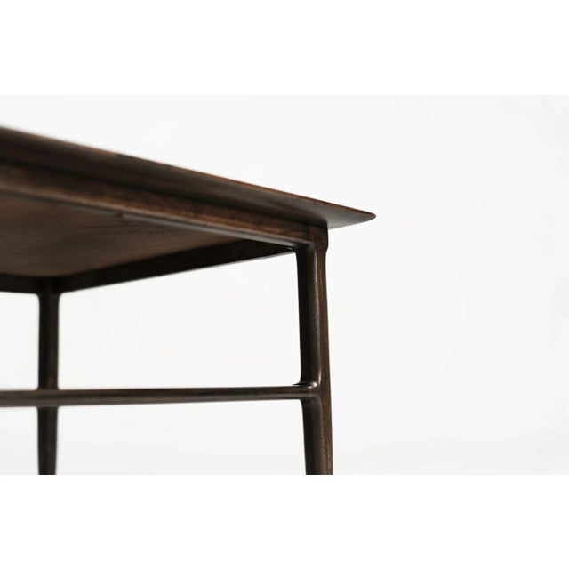 Set of Mid-Century Oak Coffee Tables in Espresso, C. 1950s For Sale - Image 9 of 11