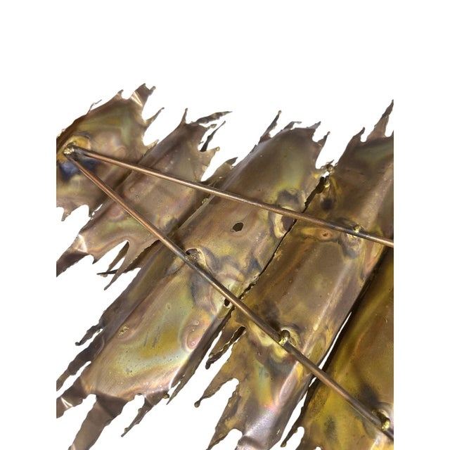 Josef Signed 1973 Brutalist Large Art Copper Metal Welded Wall Sculpture-Rare For Sale - Image 16 of 17