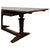 Antique Early 20th Century English Oak Draw-Leaf Refectory Dining Table For Sale - Image 4 of 8