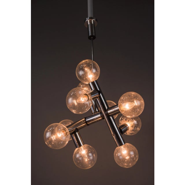 Kalmar Atomic Ceiling Lamp by J. T. Kalmar, 1960s For Sale - Image 4 of 18