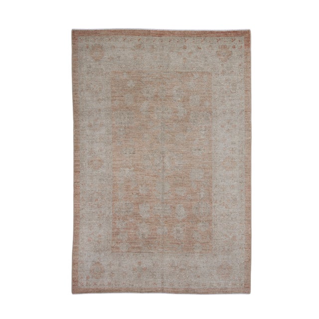 Turkish Oushak Rug 5' x 7'5" For Sale