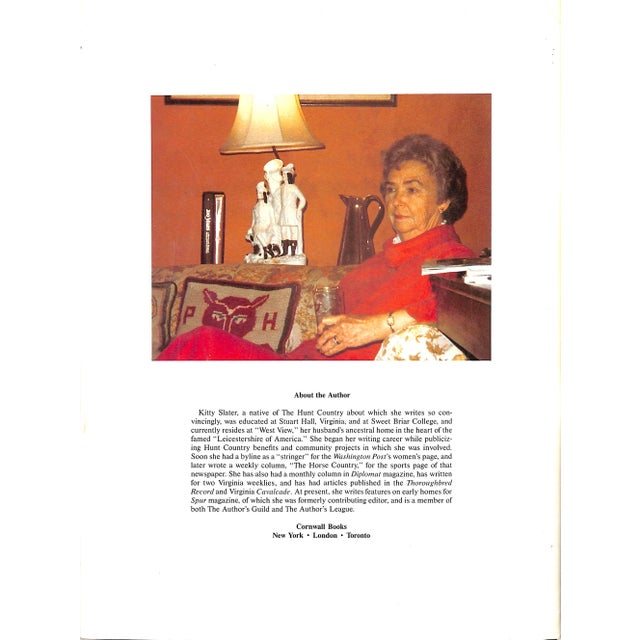 White "The Hunt Country of America Revisited" 1987 Slater, Kitty For Sale - Image 8 of 9