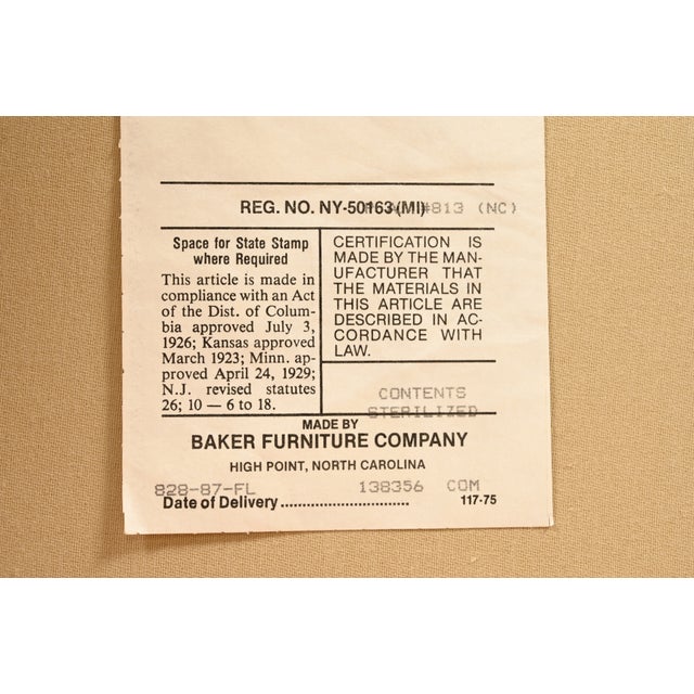 Baker Furniture English Traditional Custom Upholstered Roll Arm Sofa For Sale - Image 14 of 15